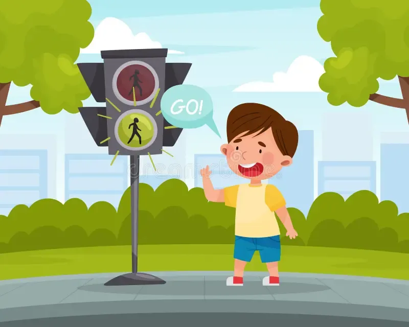 Wait for the green light.