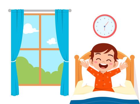  Wake up! It’s time for school.