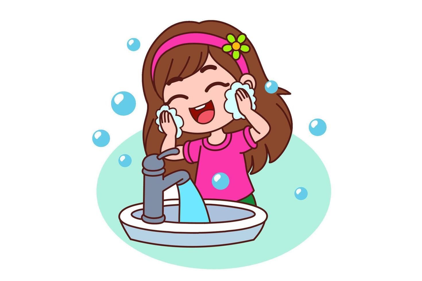 Wash my face 