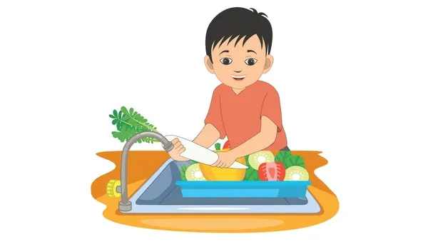 Wash the fruit before eating! 