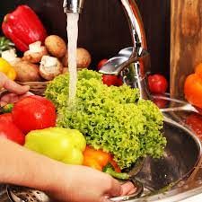 Wash the veggies first! 