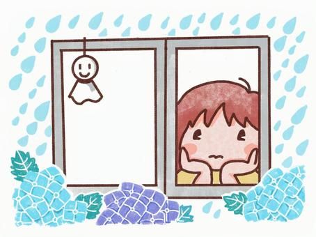  We’ll wait for the rain to stop. 