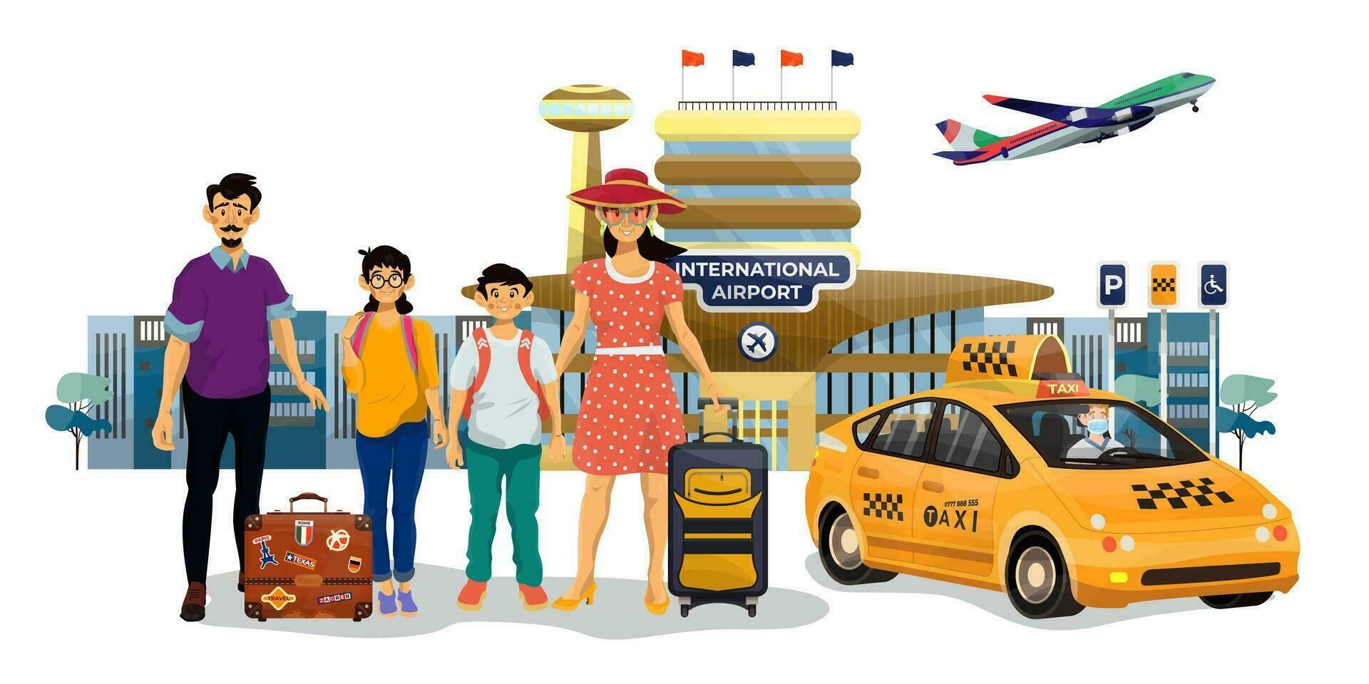  We need to take a taxi to the airport.