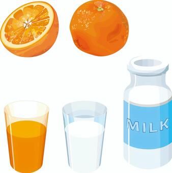  Would you like juice or milk? 