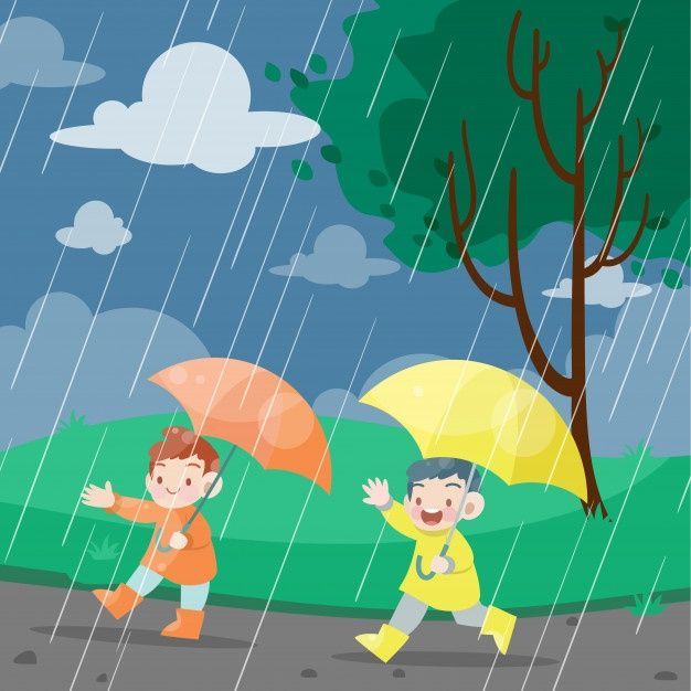  Yay! I love rainy days!